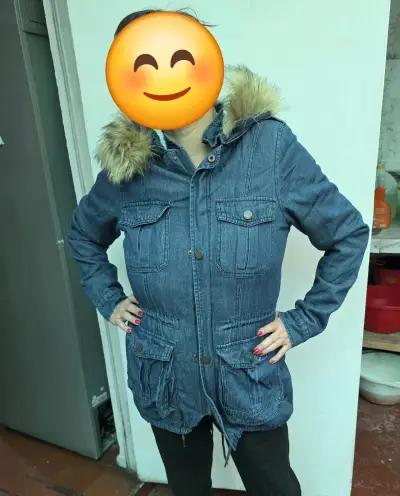 Chaqueta de Mezclilla con Capucha Barbados - miniatura 1