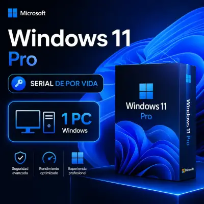Licencia Windows 11 Pro  | 1 PC  |  Para Siempre - miniatura 1