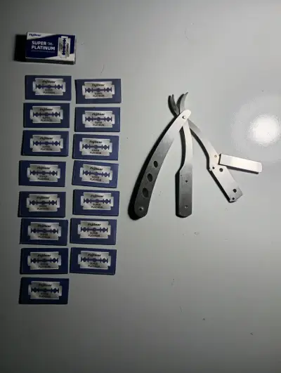 Navaja de Afeitar con Hojas FigGear Super Platinum - miniatura 3