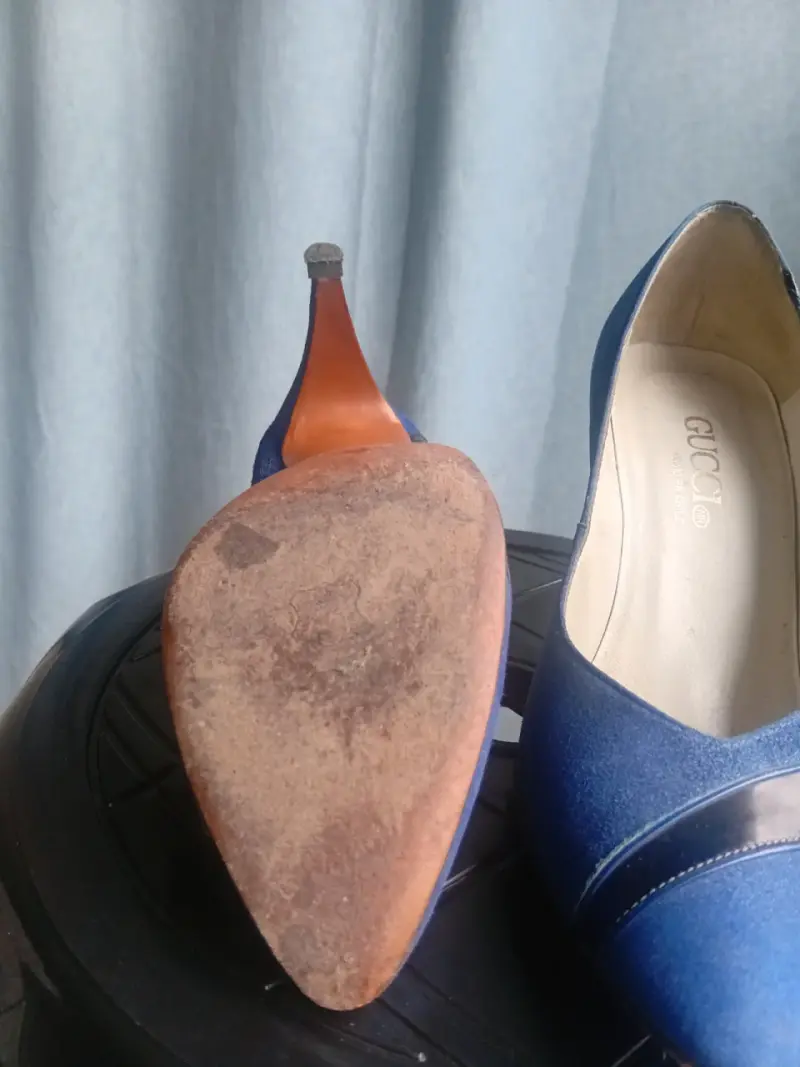 Zapatos de Tacón Azul Gucci para Mujer - 3