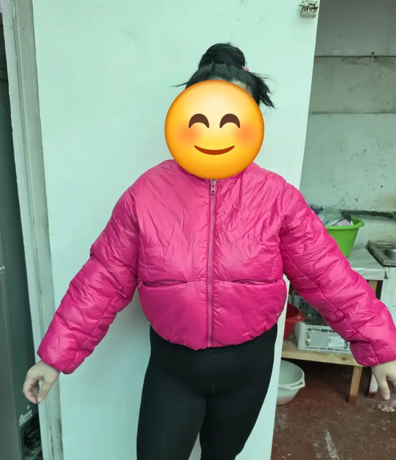 Chaqueta acolchada rosa Foster Moon talla 14 - 1