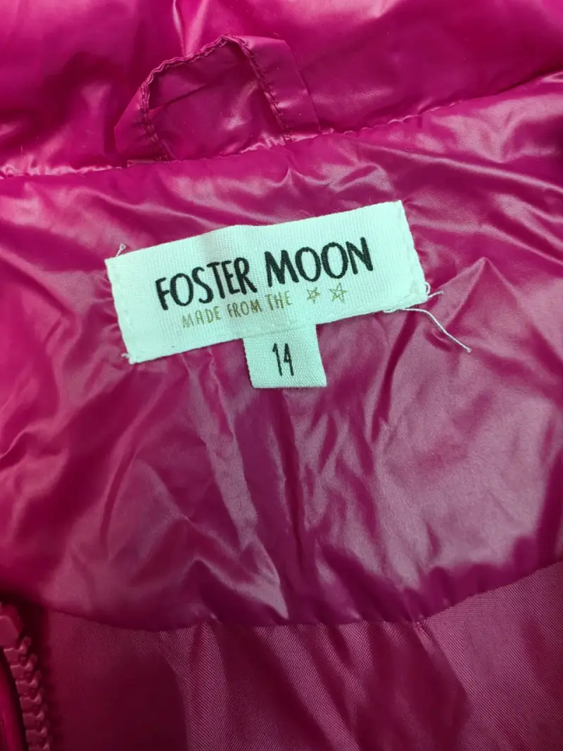Chaqueta acolchada rosa Foster Moon talla 14 - 3