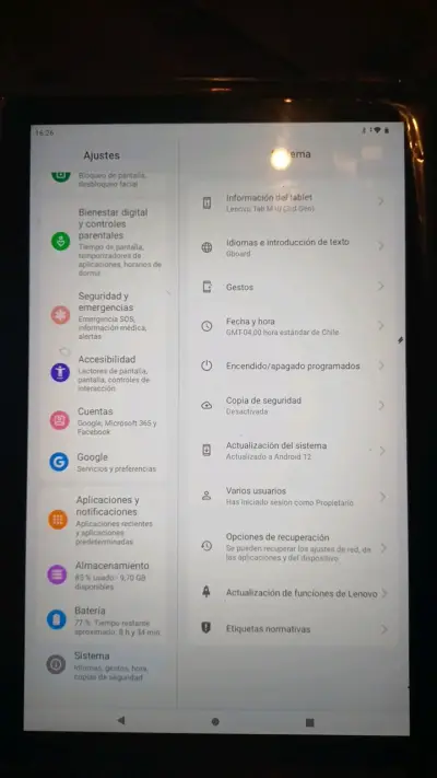 Tablet Lenovo Tab M10 HD 3da Gen con funda - miniatura 2