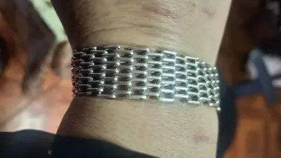 Pulsera de plata 950 estilo malla - miniatura 2