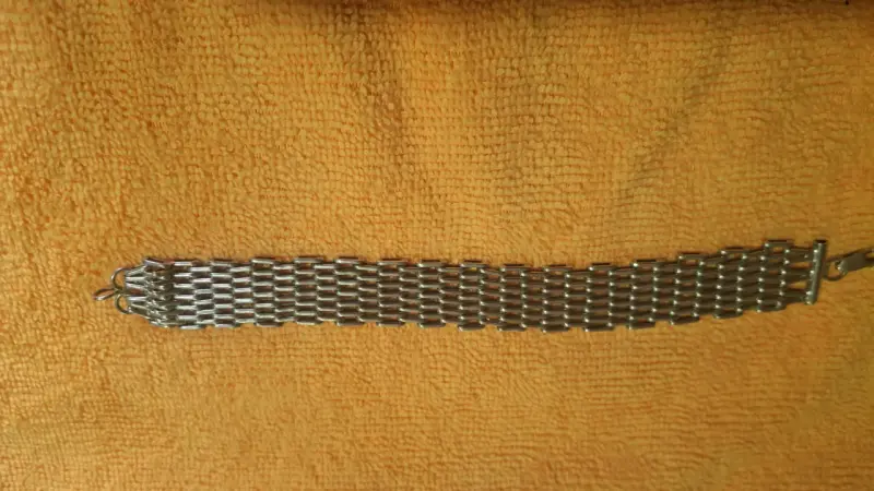 Pulsera de plata 950 estilo malla - 3