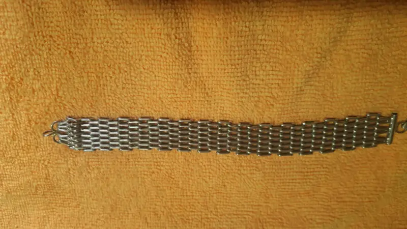 Pulsera de plata 950 estilo malla - 4