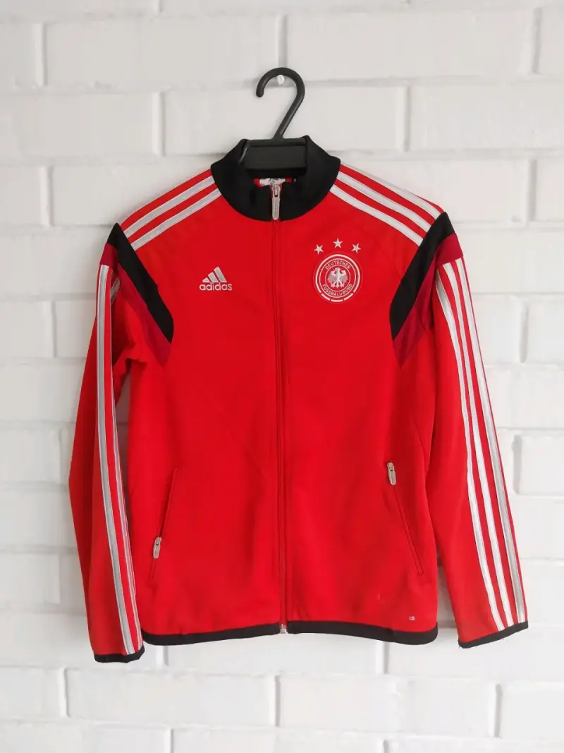 Chaqueta deportiva roja Adidas Alemania - 1