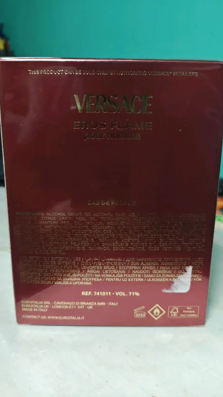 Perfume Versace Eros Flame Pour Homme EDP 200ml - 2