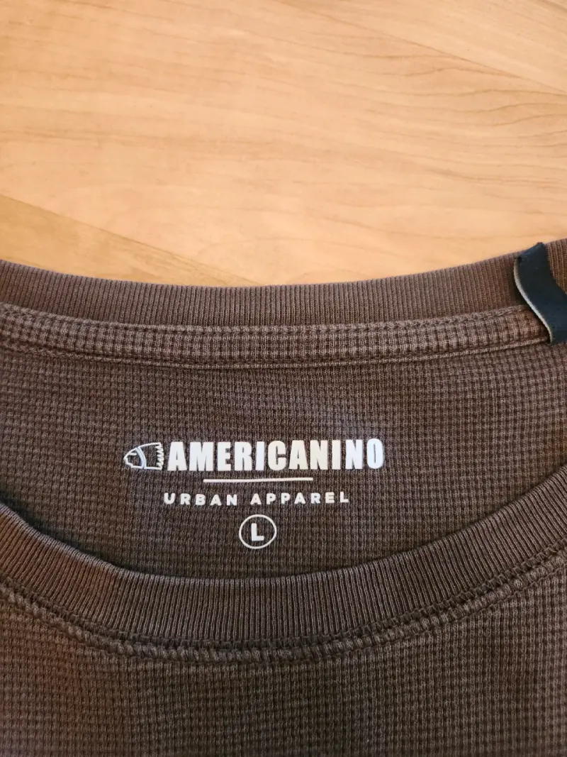 Polera Marrón Americano Urban Apparel Talla L - 2