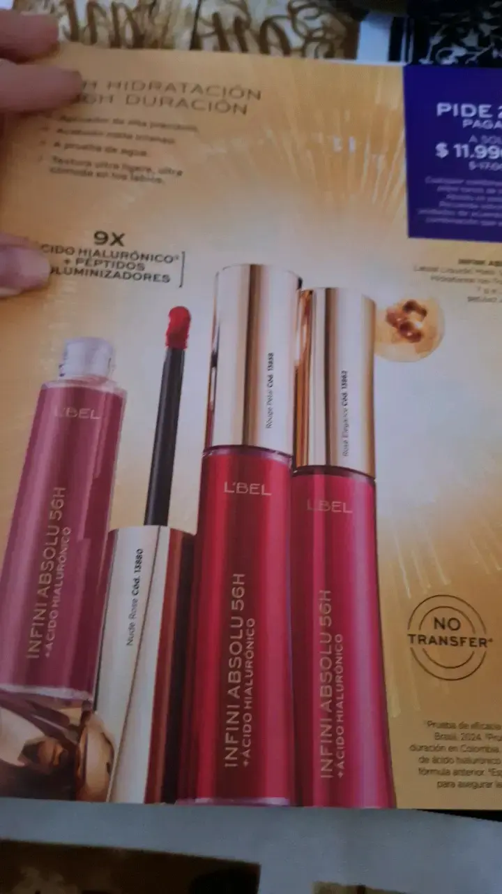 Labial Líquido Larga Duración L'Bel Infini Absolu - 2
