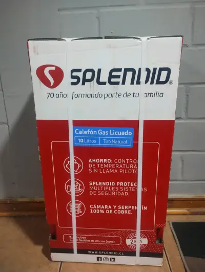Calefón a Gas Licuado Splendid 10 Litros - miniatura 1