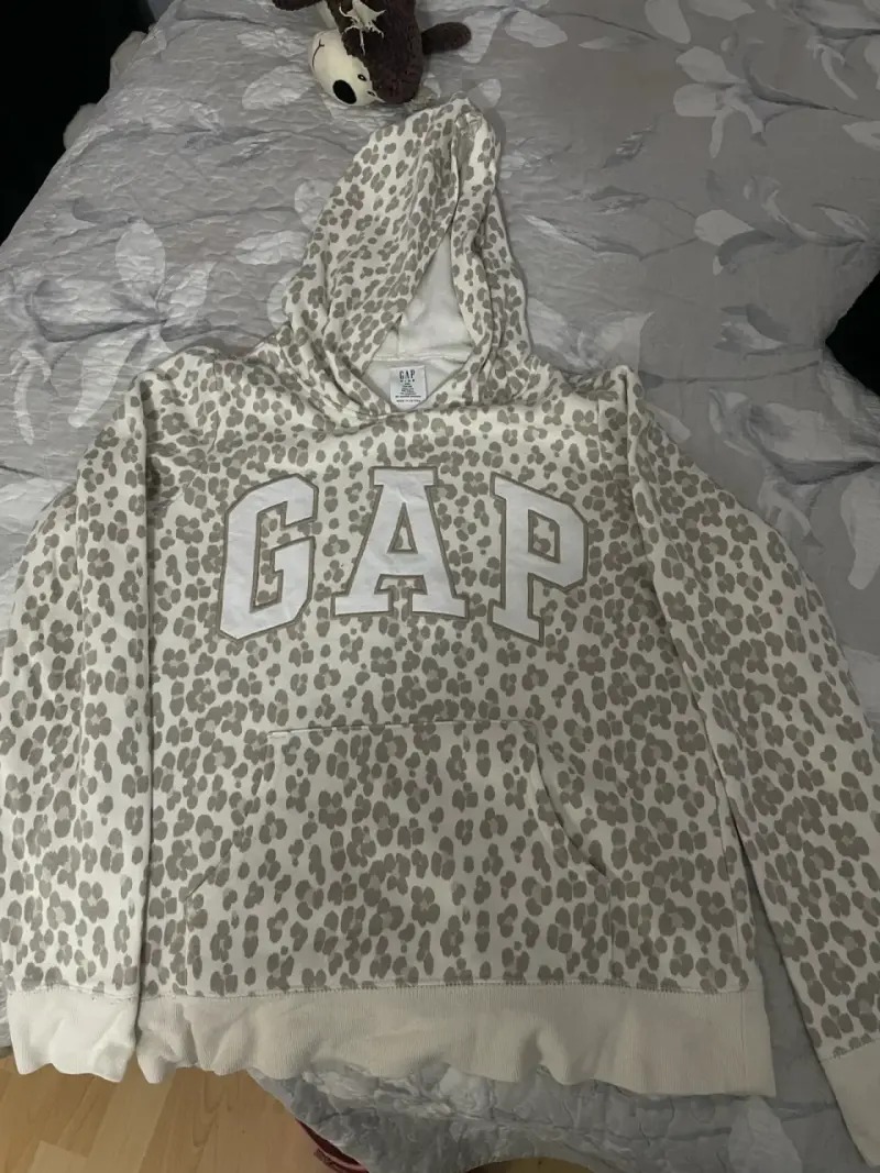 Polerón con capucha GAP Kids estampado animal print - 1