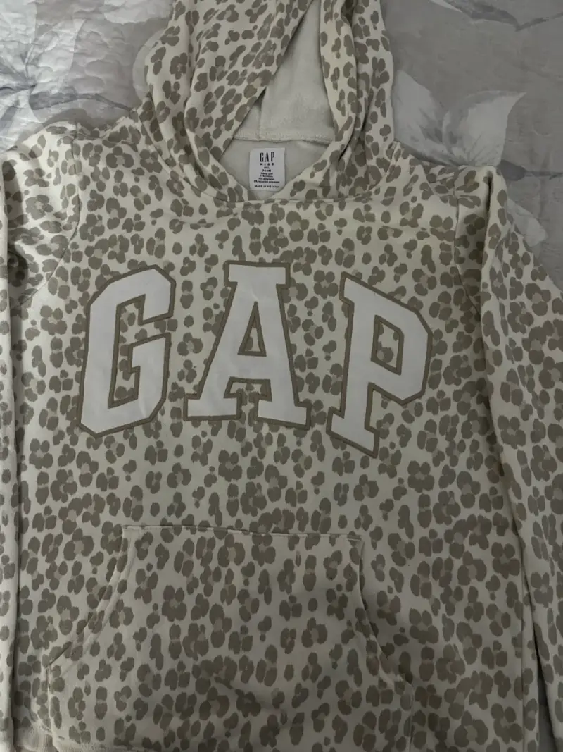 Polerón con capucha GAP Kids estampado animal print - 2