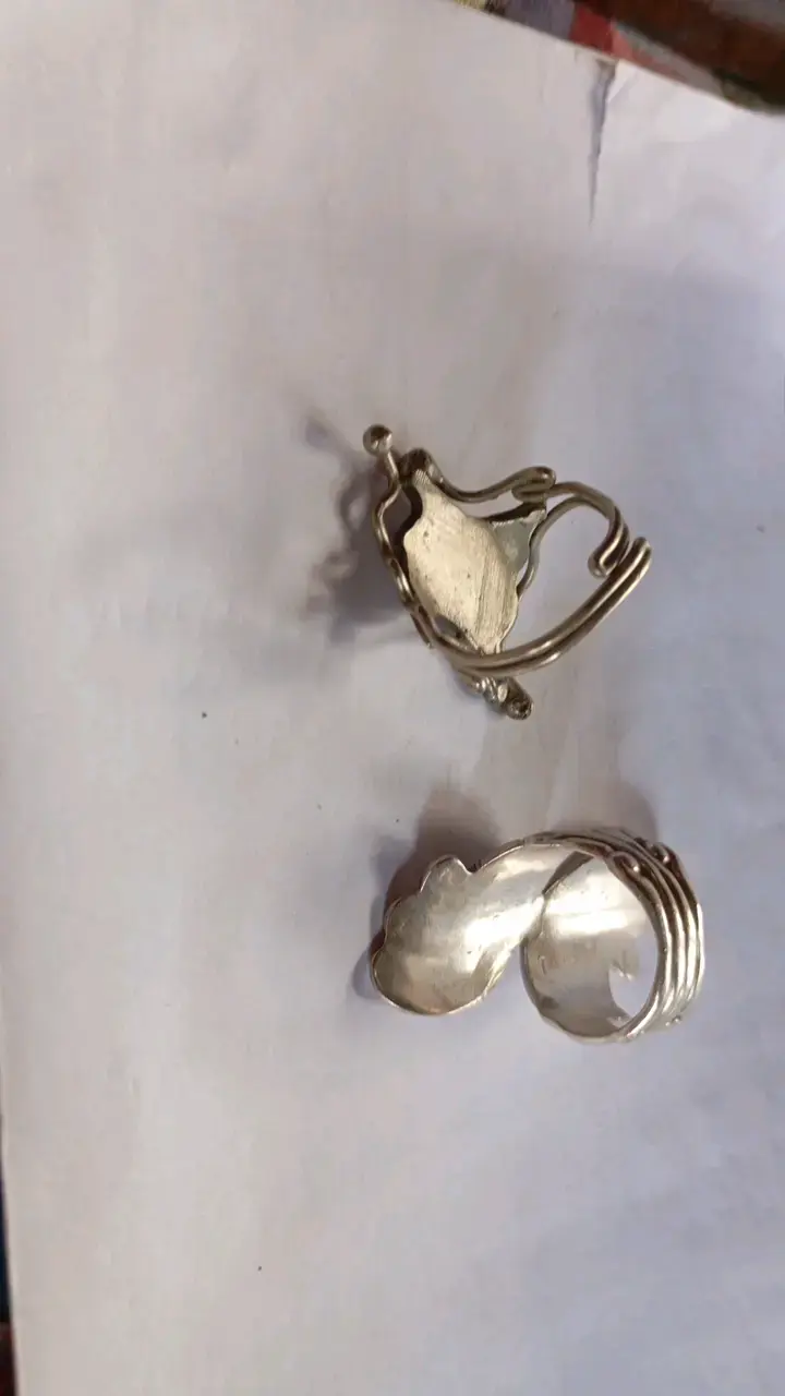 Anillos de plata con diseño artístico - 2