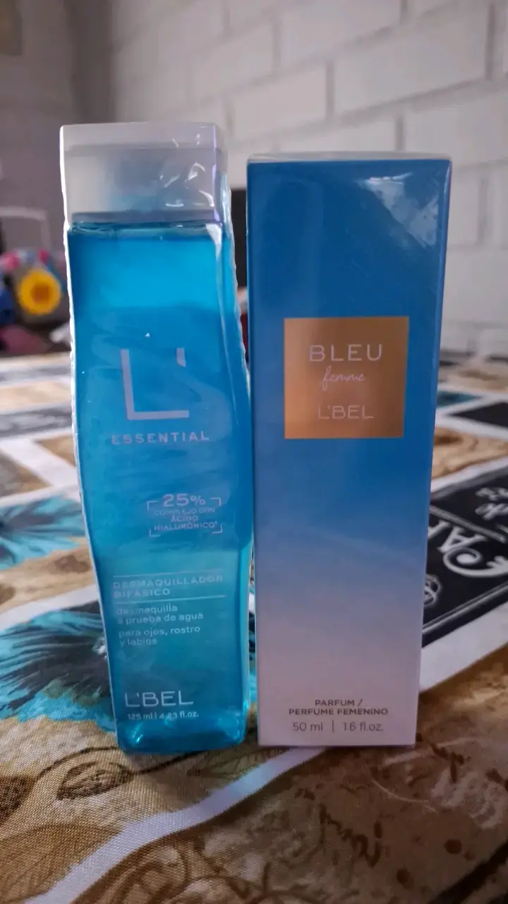 Set de Perfume y Desmaquillante L'Bel Bleu Femme - 1