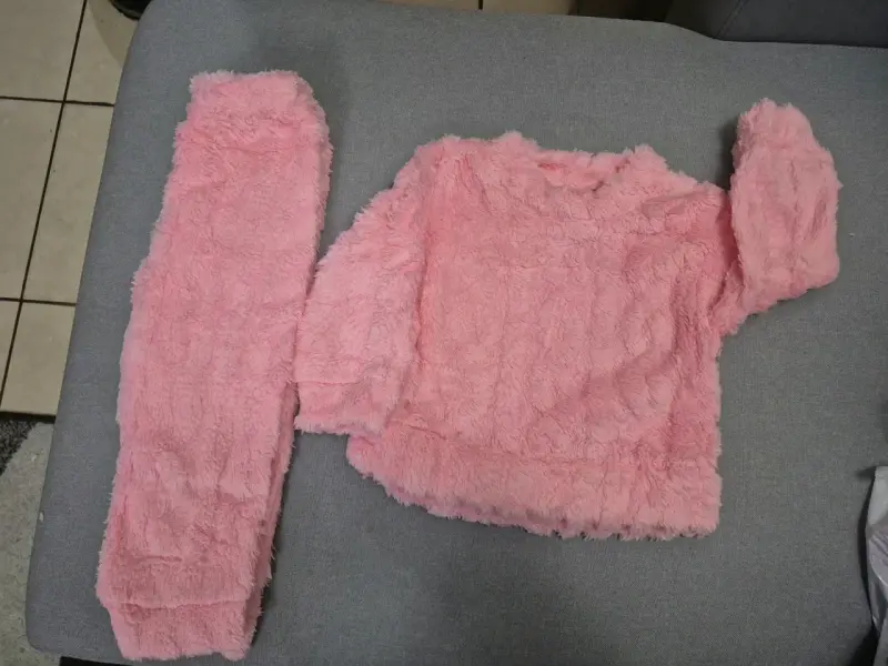 Conjunto de pijama de felpa para niños en varios colores - 5