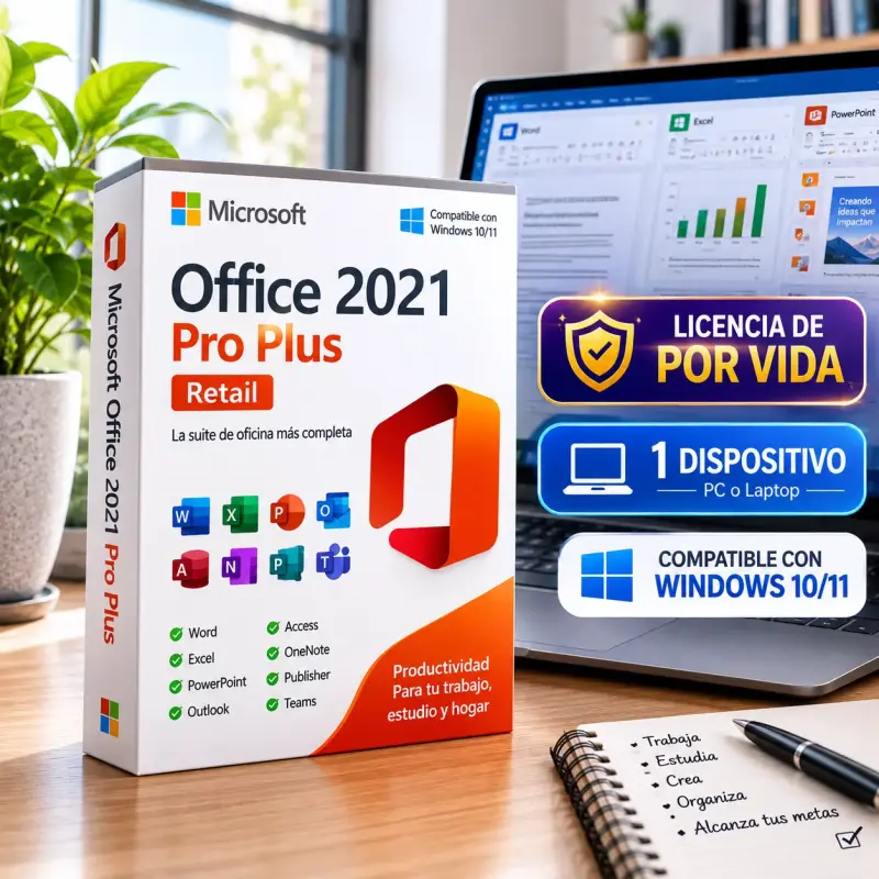 Microsoft Office 2021 Pro Plus Retail | 1 PC