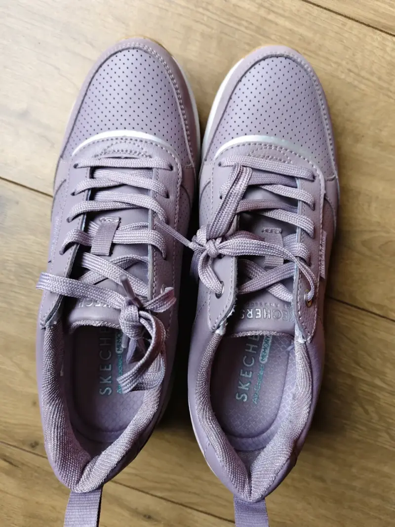 Zapatillas deportivas lilas Skechers para mujer - 3