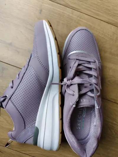Zapatillas deportivas lilas Skechers para mujer - miniatura 4