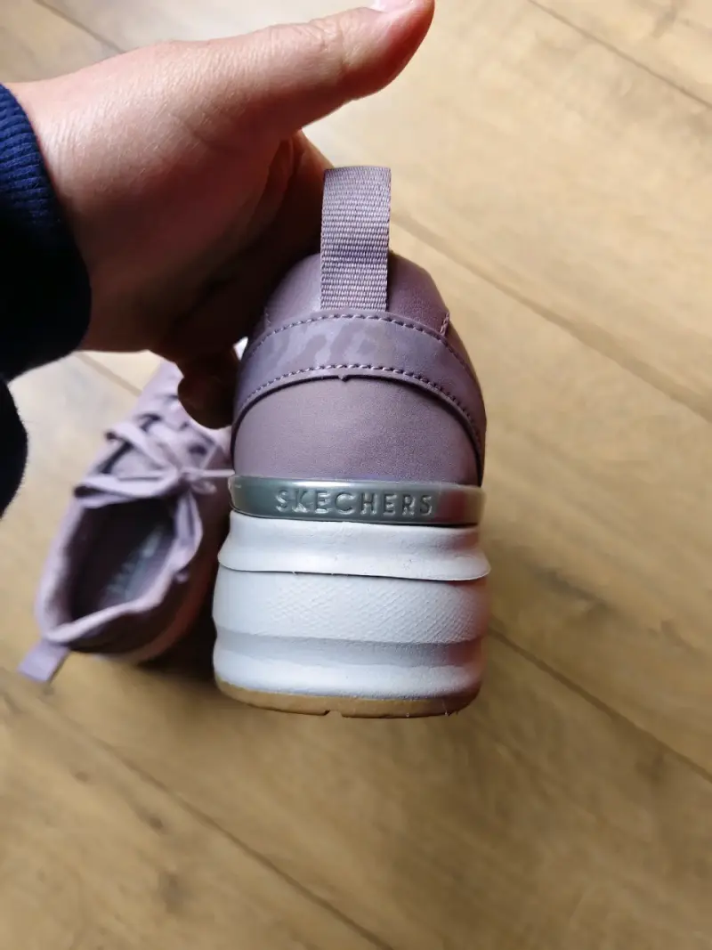 Zapatillas deportivas lilas Skechers para mujer - 5
