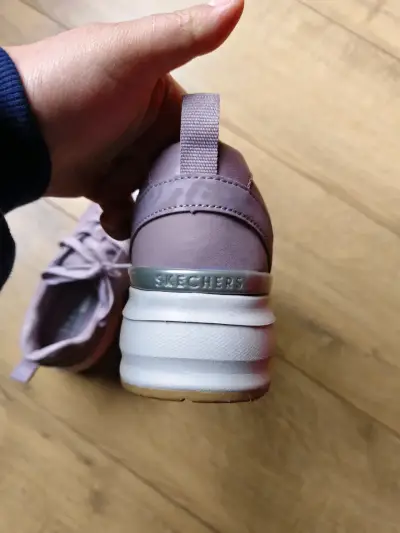 Zapatillas deportivas lilas Skechers para mujer - miniatura 5