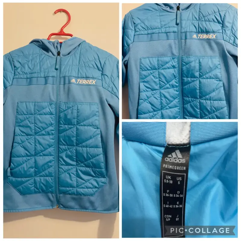 Chaqueta Adidas Terrex azul para niños