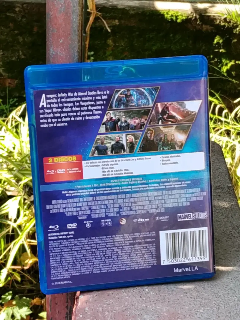Blu-ray + DVD Avengers: Infinity War - 3