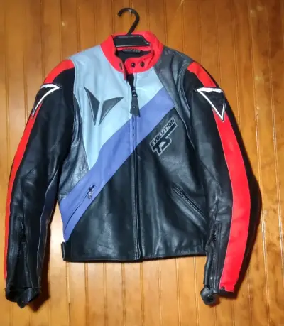 Chaqueta de cuero para moto Dainese Evolution - miniatura 1