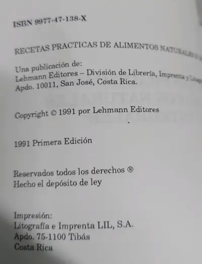 Libro de recetas prácticas de alimentos naturales. - miniatura 3