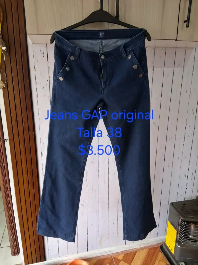 Jeans GAP Original Talla 38 Azul