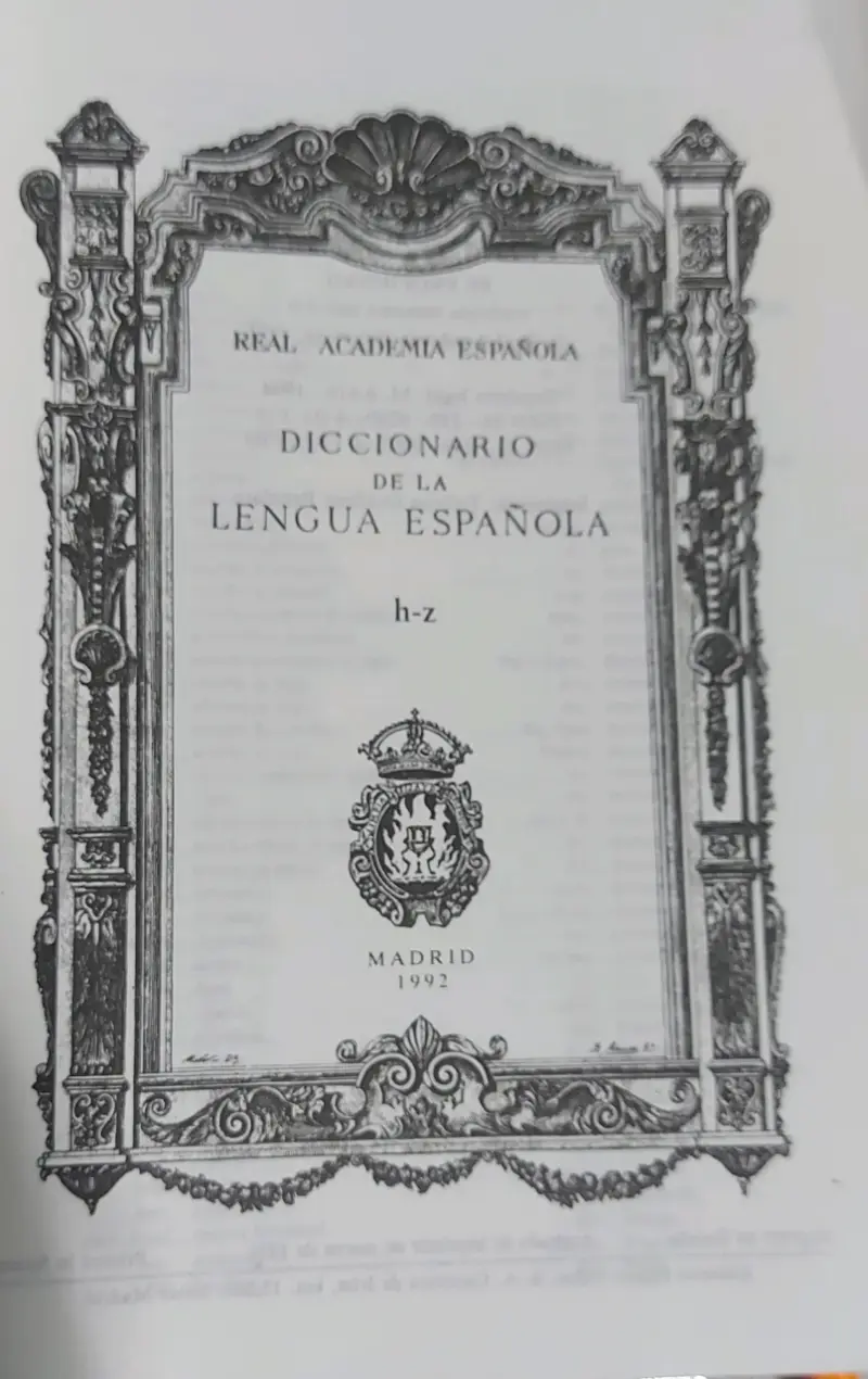 Diccionario de la Lengua Española RAE Tomo II - 2