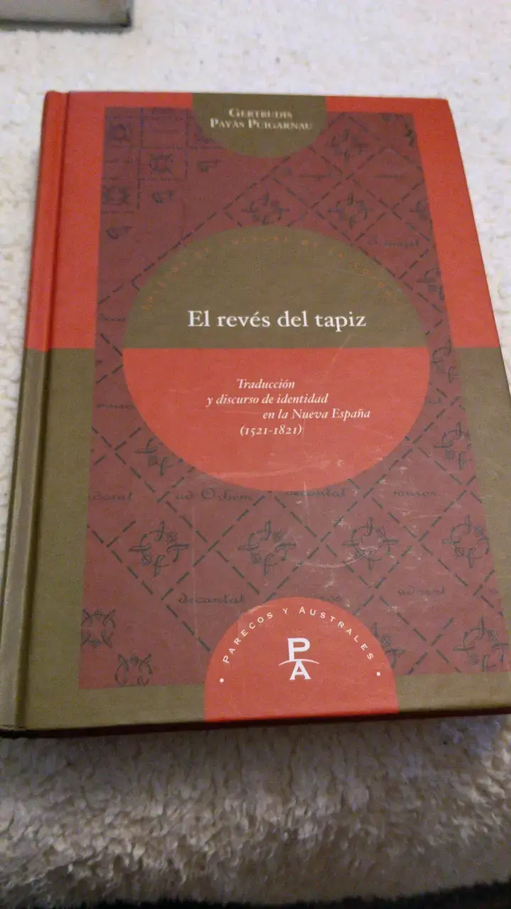 Libro 'El revés del tapiz' de Gertrudis Payán