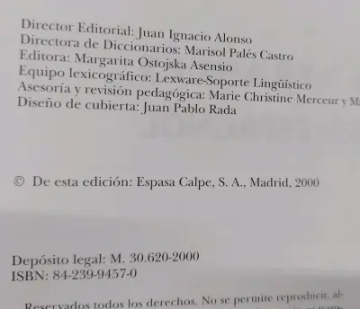 Diccionario Espasa Grand Español-Francés - miniatura 3