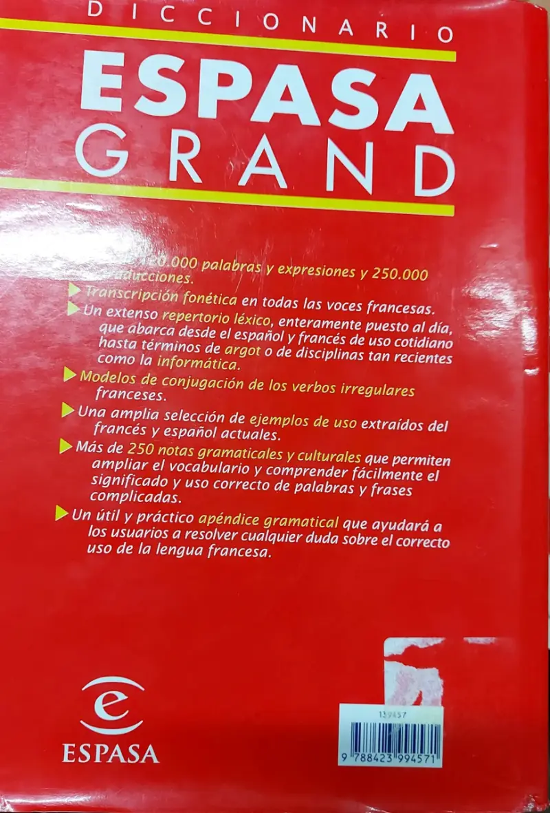 Diccionario Espasa Grand Español-Francés - 5