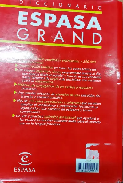 Diccionario Espasa Grand Español-Francés - miniatura 5
