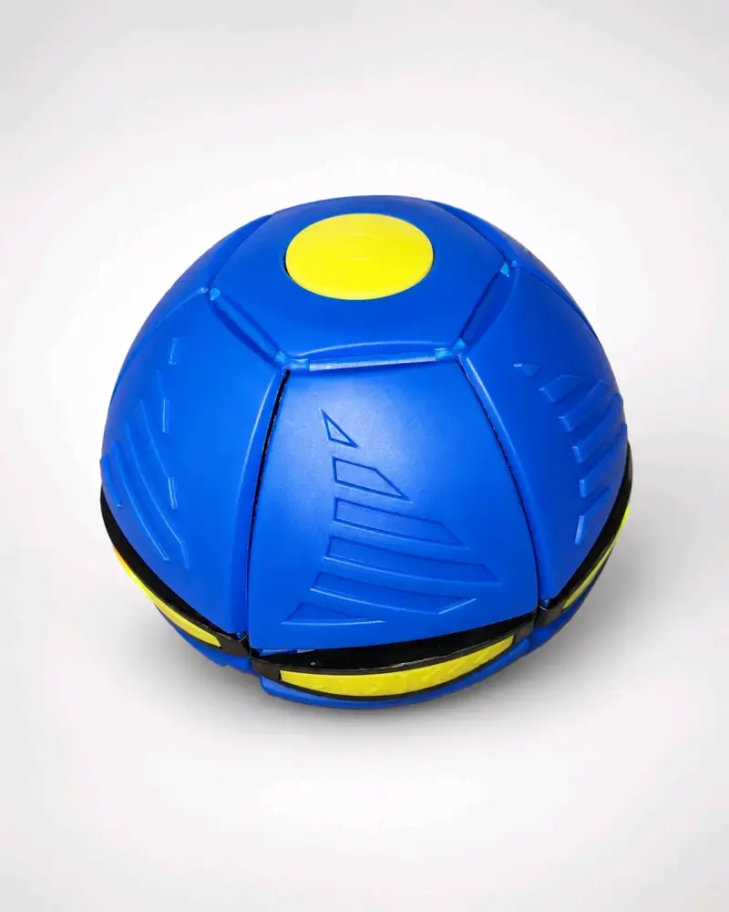Pelota transformable con luces LED azul - 1