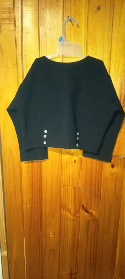 Traje de huaso elegante negro con chaqueta - miniatura 4