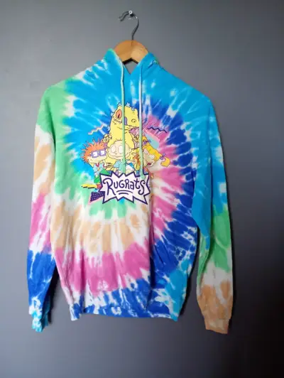 Polerón TieDye Rugrats Nickelodeon Origina Talla S - miniatura 1