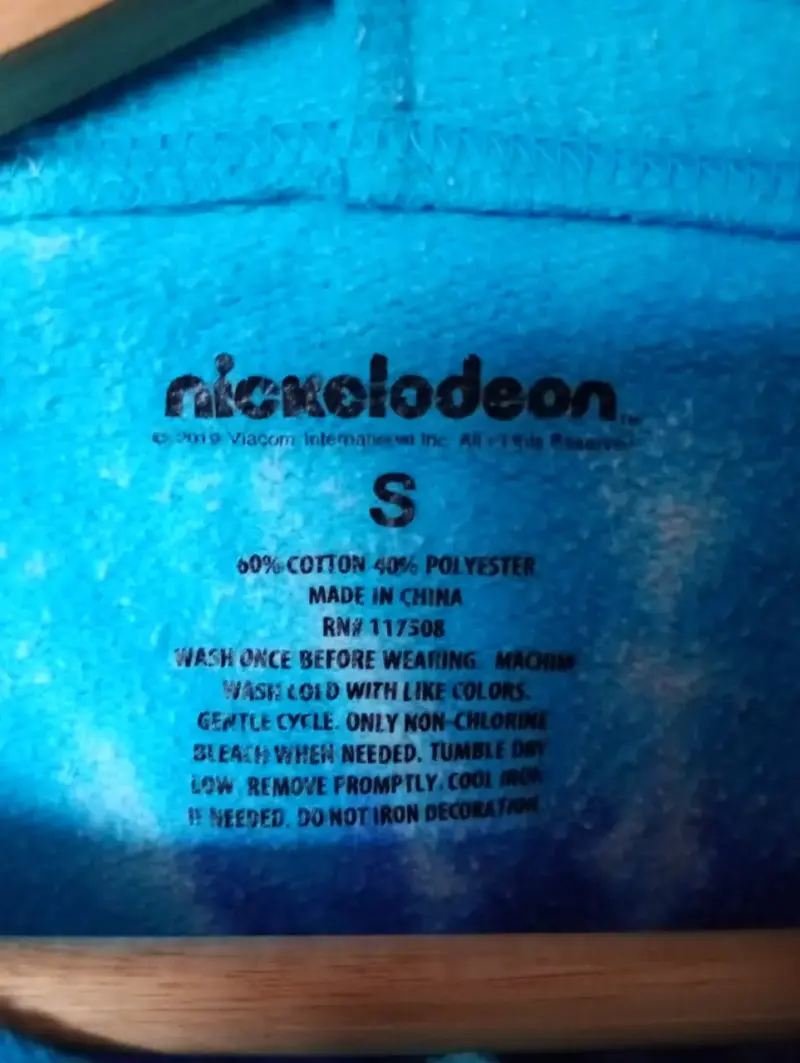 Polerón TieDye Rugrats Nickelodeon Origina Talla S - 3