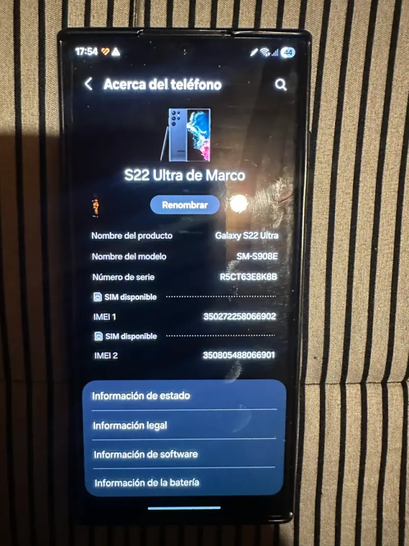Samsung Galaxy S22 Ultra en buen estado - 4