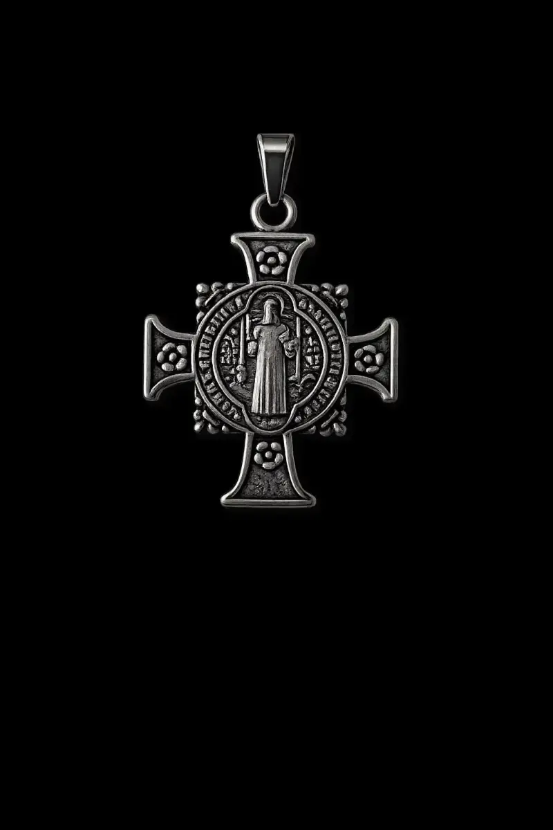 Colgante Cruz de Metal San Benito