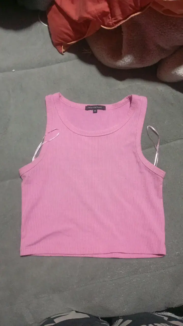 Top sin mangas rosa Fashion Park - 1