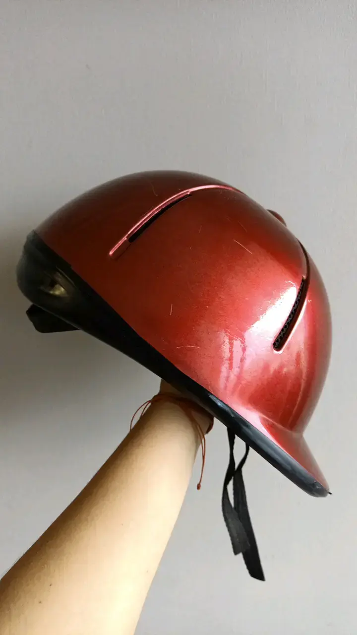 Casco de equitación Belstar rojo - 1