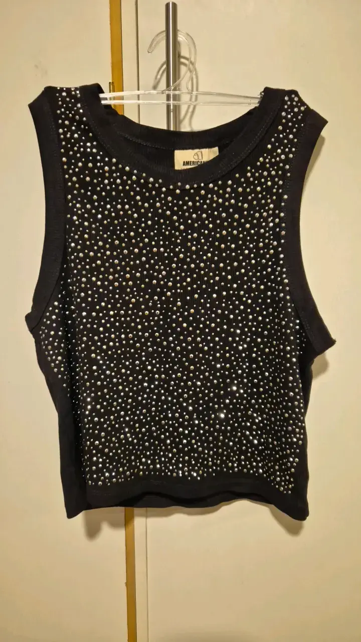 Polera sin mangas con tachas Americanino - 1