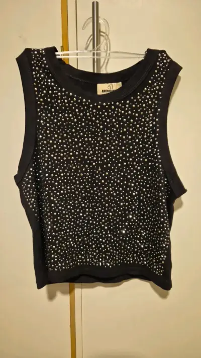 Polera sin mangas con tachas Americanino - miniatura 1