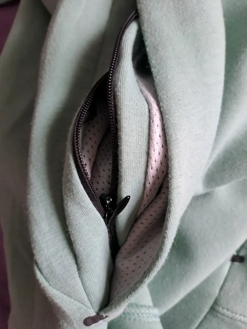 Polerón verde menta Old Navy Active con capucha - 2
