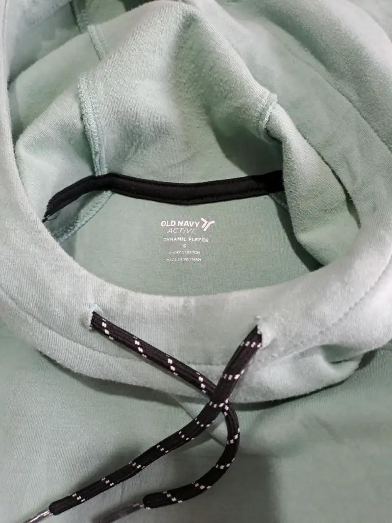 Polerón verde menta Old Navy Active con capucha - 3