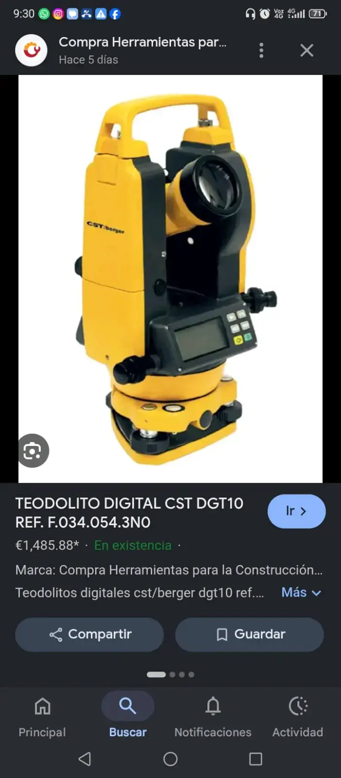 Teodolito Digital CST DGT10 con Estuche - 3