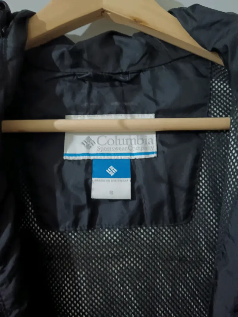 Chaqueta impermeable negra Columbia para hombre - 3