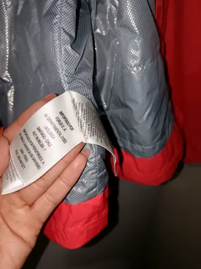Chaqueta impermeable roja Columbia para hombre - miniatura 4
